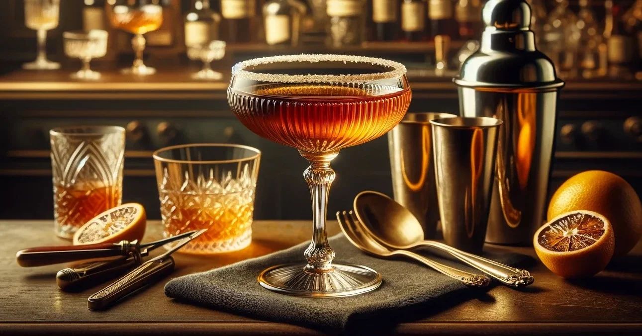 Prosty przepis na klasyczny drink Sidecar z cytrusową nutą